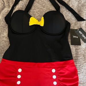 NWT Hot Topic Disney Mickey Mouse Swimsuit